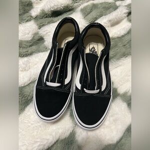 Black and White old skool Vans